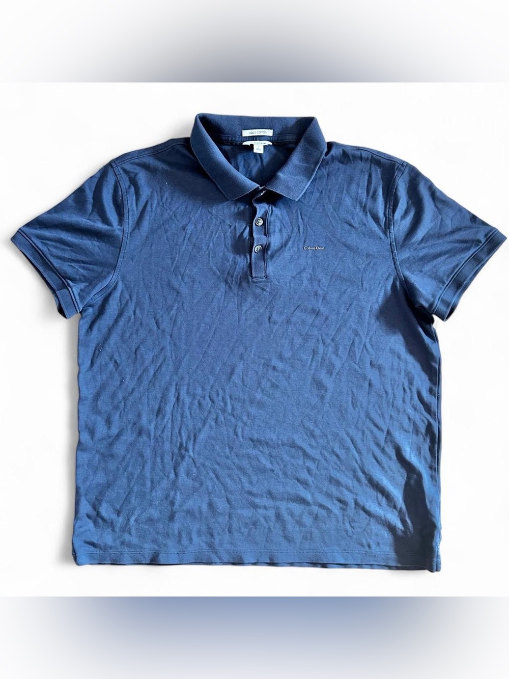 Calvin Klein Men's Dark Blue Polo Shirt